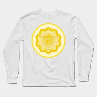 Willpower and confidence are mine Solar-Plexus Chakra- White Long Sleeve T-Shirt